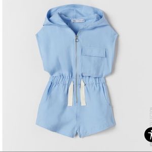 Brand new! Zara Kids Hooded Athletic Jumpsuit